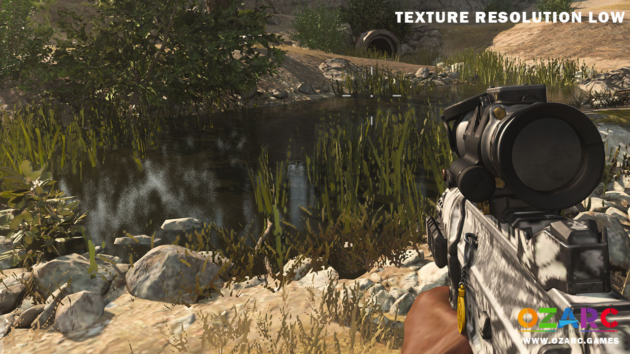 COD Warzone Best Settings for PC Texture Resolution LOW Pond