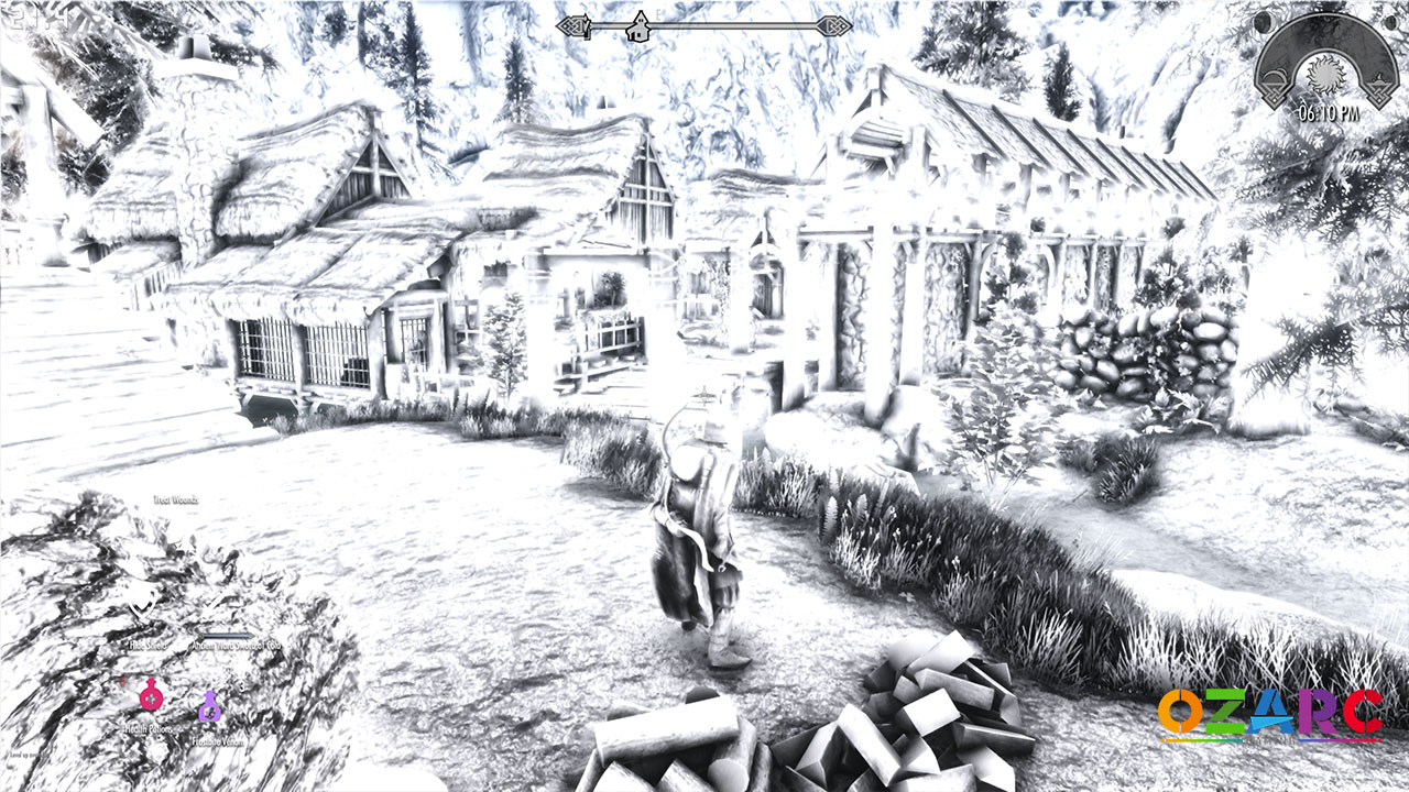 Skyrim - Ambient Occlusion Overlay