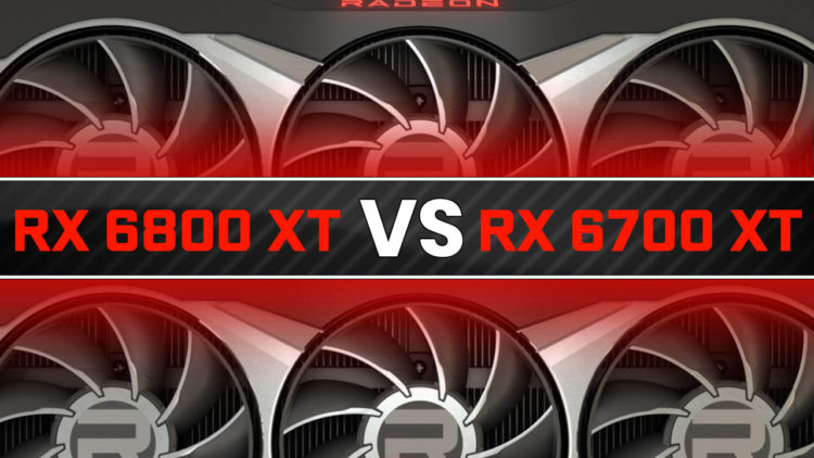 AMD RX 6800 XT vs RX 6700 XT Benchmark Comparison