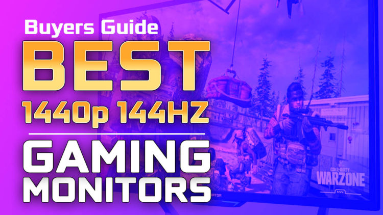 Best 1440p 144Hz Gaming Monitors Featured Image