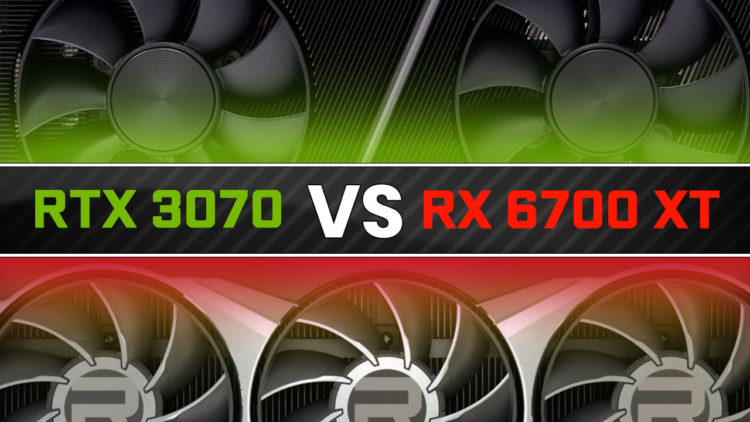 Nvidia RTX 3070 vs AMD RX 6700 XT Benchmark Comparison