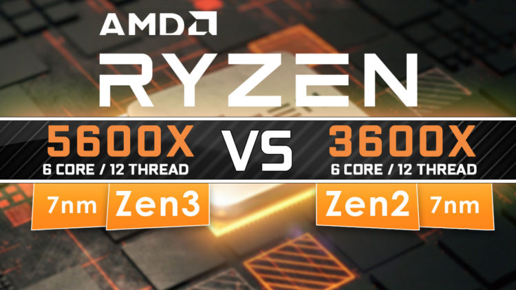 AMD Ryzen 5600x vs 3600x Benchmark Comparison